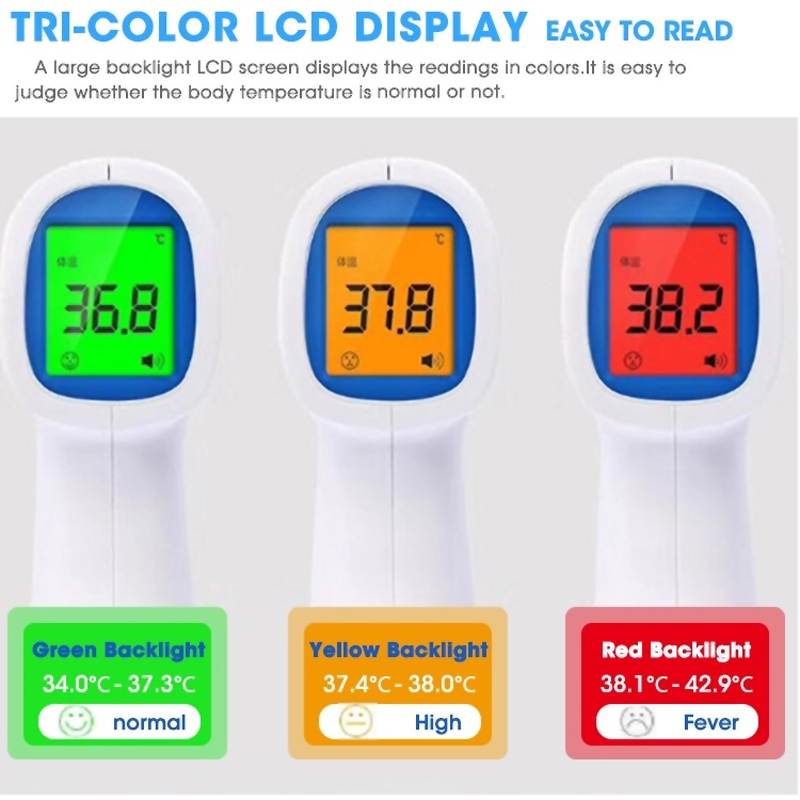 Bên y tế kỹ thuật số không kết nối nhiệt độ đầu tiên cho Adults, for Fever, with ce